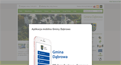 Desktop Screenshot of gminadabrowa.pl